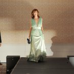 Fine Gael TD Michelle Mulherin wore, er, mint? Photo: Laura Hutton/Photocall Ireland