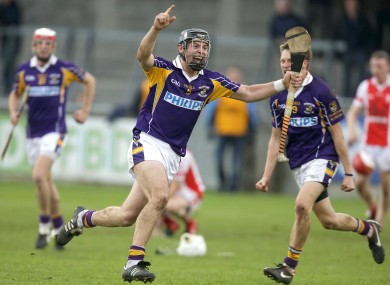 Bill O'Carroll celebrates Kilmacud Crokes' win in the Dublin SHC final. Can Crokes do it against Oulart-the-Ballagh on Sunday?