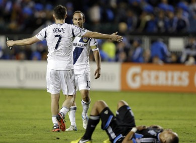 Robbie Keane and Landon Donovan are both selected on the Best XI.