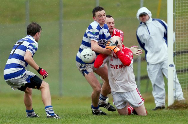 Oliver Costelloe loses the ball under pressure 18/11/2012