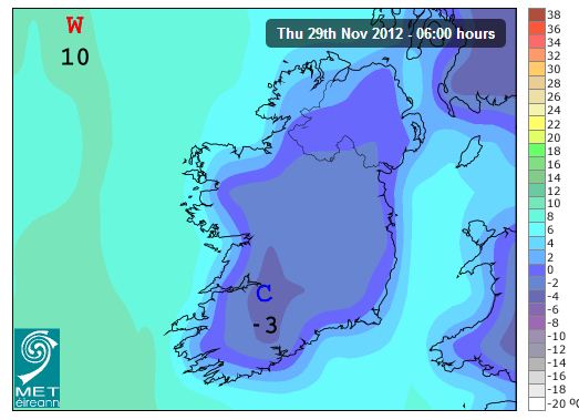tEMPERATURE mET eIREANN