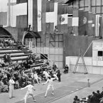 Dorothy Dermody, who died in April aged 102, competed in fencing for Ireland at the 1948 London Olympic Games. Image: Empics/EMPICS Sport