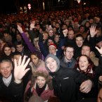 Bell X1 got the crowds going too.  (Photo: Leon Farrell/Photocall Ireland)