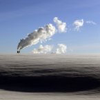 Steam from a heating plant rises as at temperatures of -14 degrees Celsius (-6.8 degrees Fahrenheit) are recorded in Minsk, Belarus, Wednesday, Jan. 23, 2012. (AP Photo/Sergei Grits)