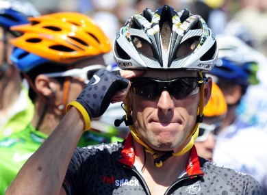 Lance Armstrong.