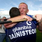 Waterford manager Davy Fitzgerald celebrates with Mullane at the final whistle but the season ends on a disappointing note as they lose the All-Ireland final heavily to Kilkenny.
