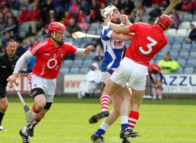 Shane O'Neill and Eoin Cadogan in action for the Cork hurlers.