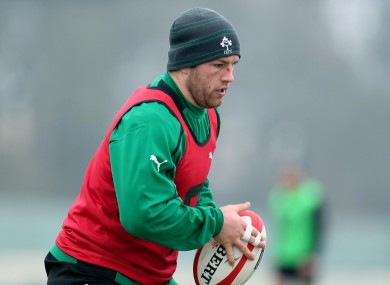 Sean O'Brien will start for Ireland against Wales.