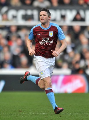 Keane was on loan at Villa last season.