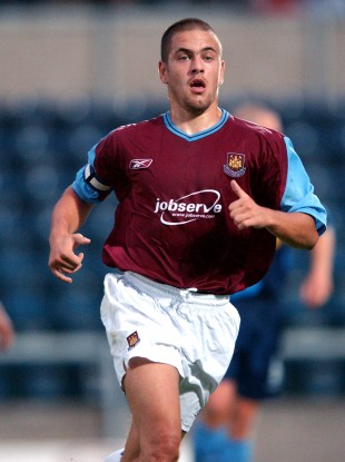 Cole playing for the Hammers back in 2003.