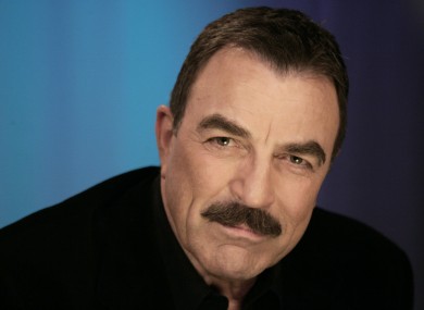 Tom Selleck: never had a problem growing a 'tache.