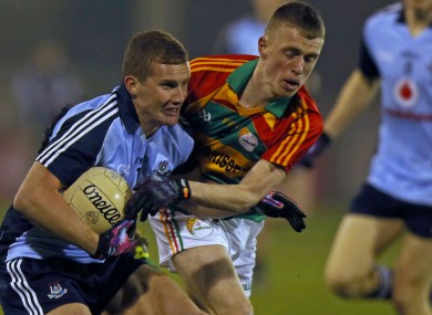 Dublin's Ciaran Kilkenny in action tonight.