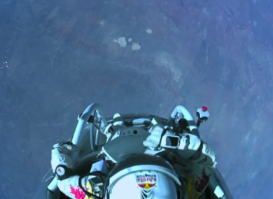 This is what a 24-mile skydive looks like...