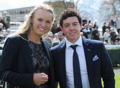Wozniacki and McIlroy.