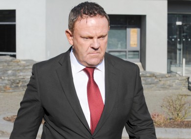 Kieron Ducie arrives at Trim Circuit Criminal Court this morning. Ducie received a two-and-a-half year suspended sentence for conspiring to supply drugs.