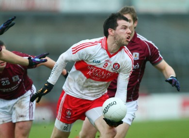 PJ McCloskey in action for Derry last weekend.