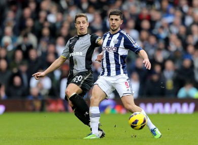 Shane Long and Michael Dawson.