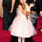 Claudio Miranda's daughter Sofia was giving Quv a run for her money in th cute-kid stakes. 