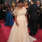 Octavia Spencer also went to the Hickeys sale for white and metallic fabrics. 