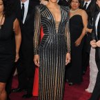 Halle Berry asked Donatella Versace to dress her as a Bond girl, what with all the tributes. Mission accomplished, we reckon. 