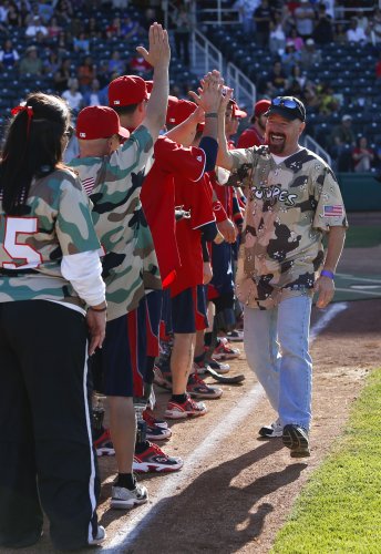 Isotopes Celebrity Softball Game Bryan Cranston